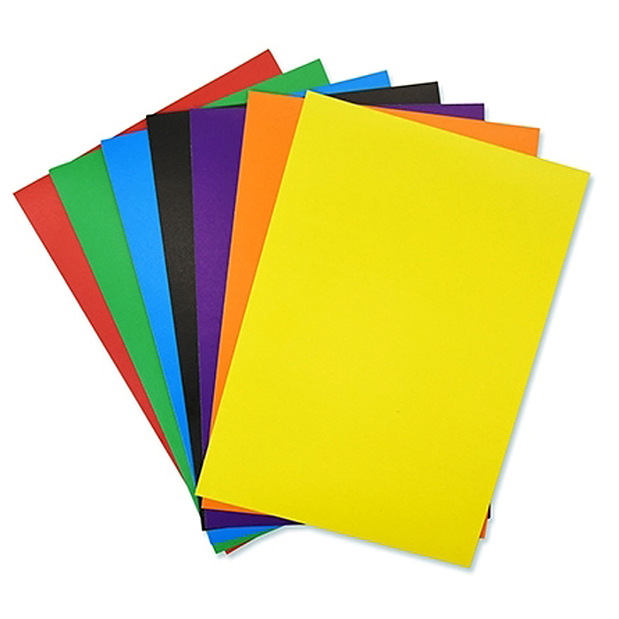 Картон цветной А4 7цв. "Глазастики"