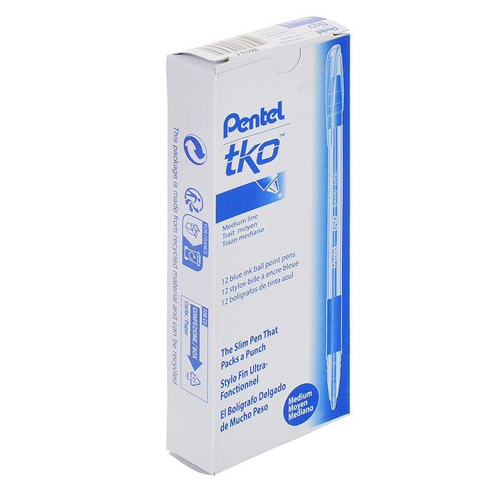 Ручка шариковая Tko d 1 мм., цвет чернил: синий