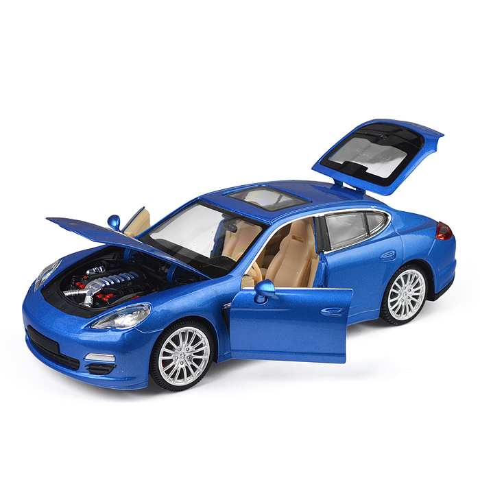 Машина металл Porsche panamera, 19 см, (двери, капот, багажник, свет-звук) 