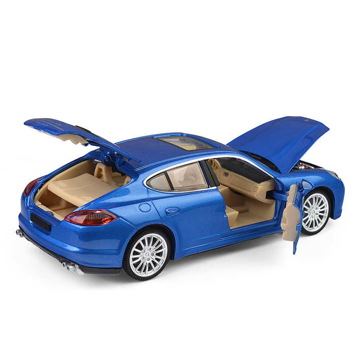 Машина металл Porsche panamera, 19 см, (двери, капот, багажник, свет-звук) 