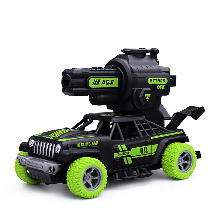 Машина BT0019 "Джип" с аква пушкой, р/у, 27 MHz, в коробке