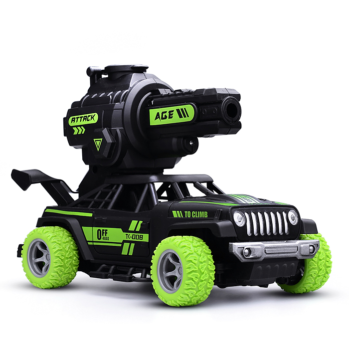 Машина BT0019 "Джип" с аква пушкой, р/у, 27 MHz, в коробке