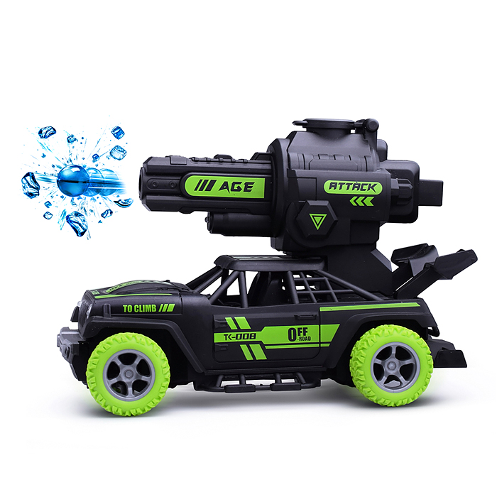 Машина BT0019 "Джип" с аква пушкой, р/у, 27 MHz, в коробке