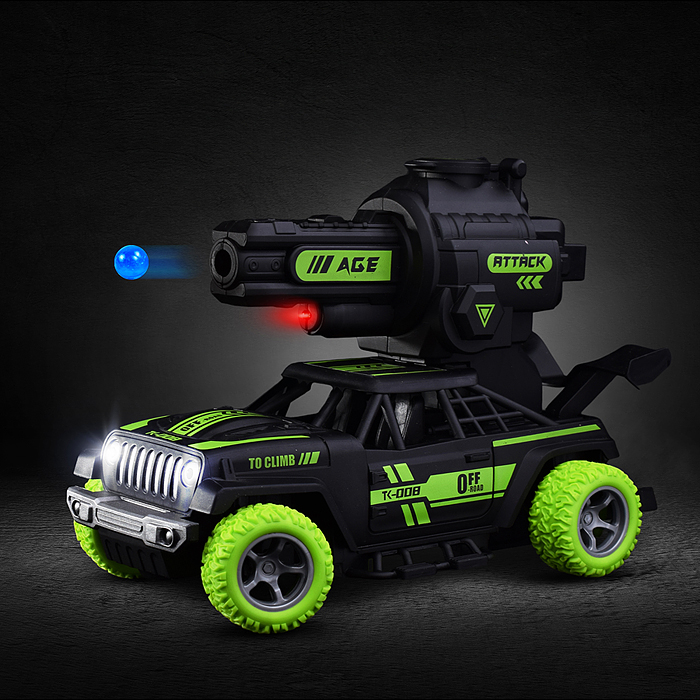 Машина BT0019 "Джип" с аква пушкой, р/у, 27 MHz, в коробке