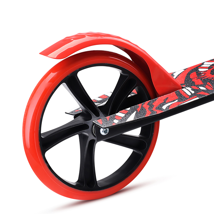 Фото к товару Самокат U012005Y 2-х кол., красный, d 200 мм., PU, в коробке Самокат U012005Y 2-х кол., красный, d 200 мм., PU, в коробке