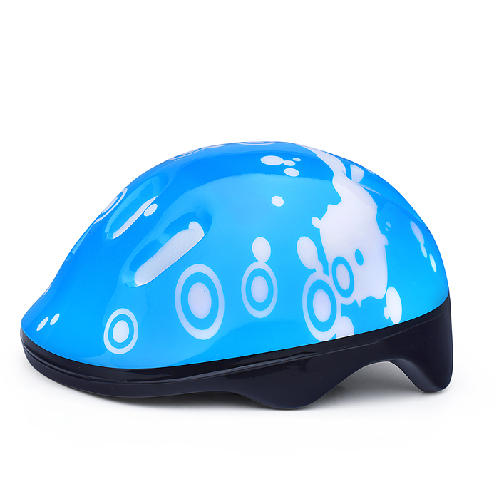 Ролики детские, размер S, синие (со шлемом и защитным снаряжением)