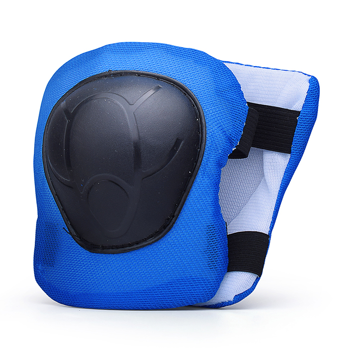 Ролики детские, размер S, синие (со шлемом и защитным снаряжением)