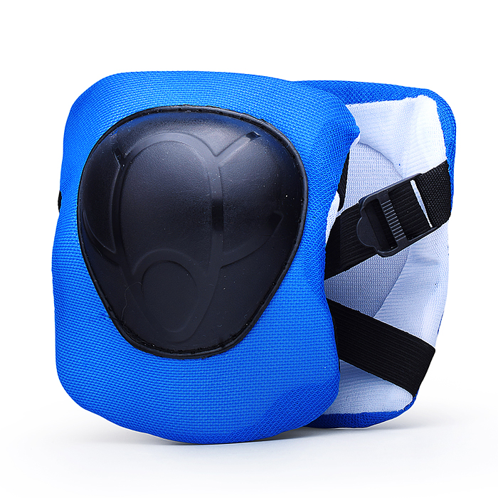 Ролики детские, размер S, синие (со шлемом и защитным снаряжением)