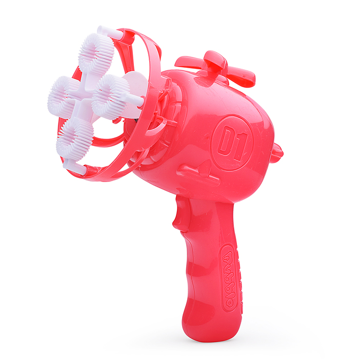 Фото к товару Пистолет для мыльных пузырей 00-5432 с пропеллером, в пакете Пистолет для мыльных пузырей 00-5432 с пропеллером, в пакете