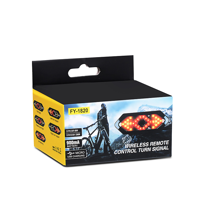 Фонарь аккумуляторный 00-6095 габаритный велосипедный, 900 мАч