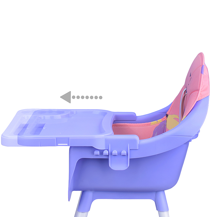 Стульчик детский STR010 розово-фиолетовый, в коробке