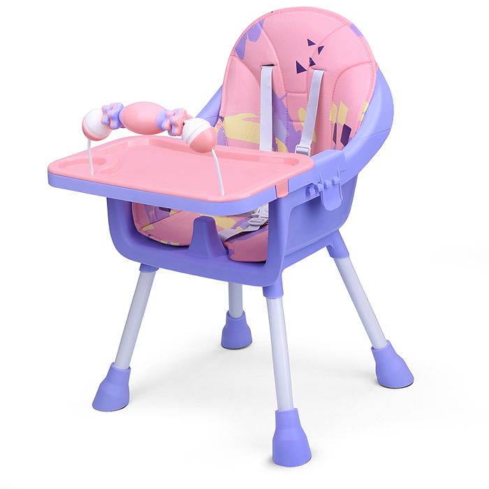 Стульчик детский STR010 розово-фиолетовый, в коробке