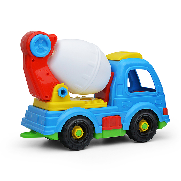 Игрушка пластмассовая "Конструктор-Бетономешалка" 