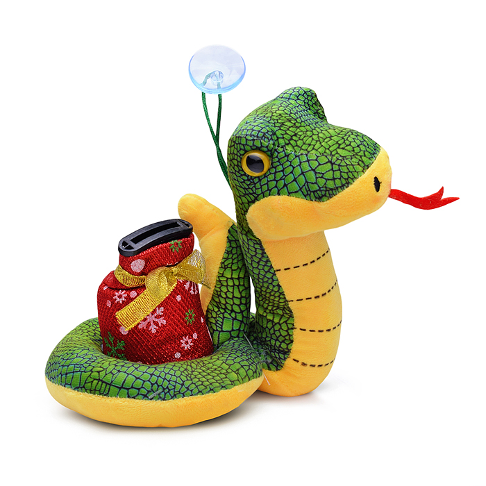 Фото к товару Мягкая игрушка S2133 "Змея с копилкой", русская песенка Мягкая игрушка S2133 "Змея с копилкой", русская песенка