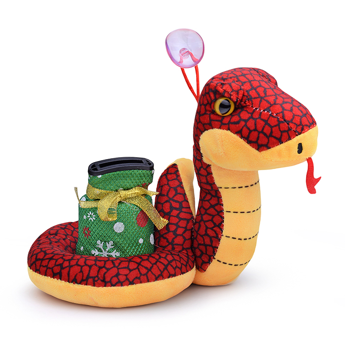 Фото к товару Мягкая игрушка S2133 "Змея с копилкой", русская песенка Мягкая игрушка S2133 "Змея с копилкой", русская песенка