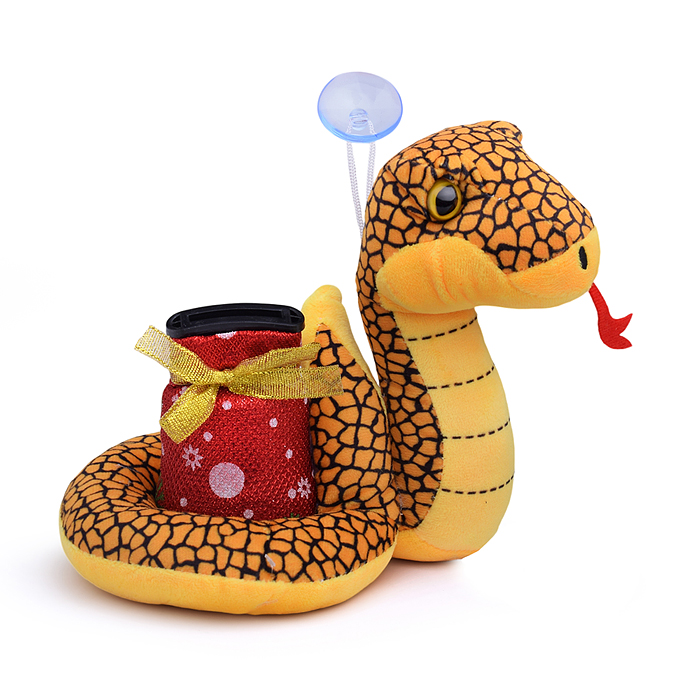 Фото к товару Мягкая игрушка S2133 "Змея с копилкой", русская песенка Мягкая игрушка S2133 "Змея с копилкой", русская песенка