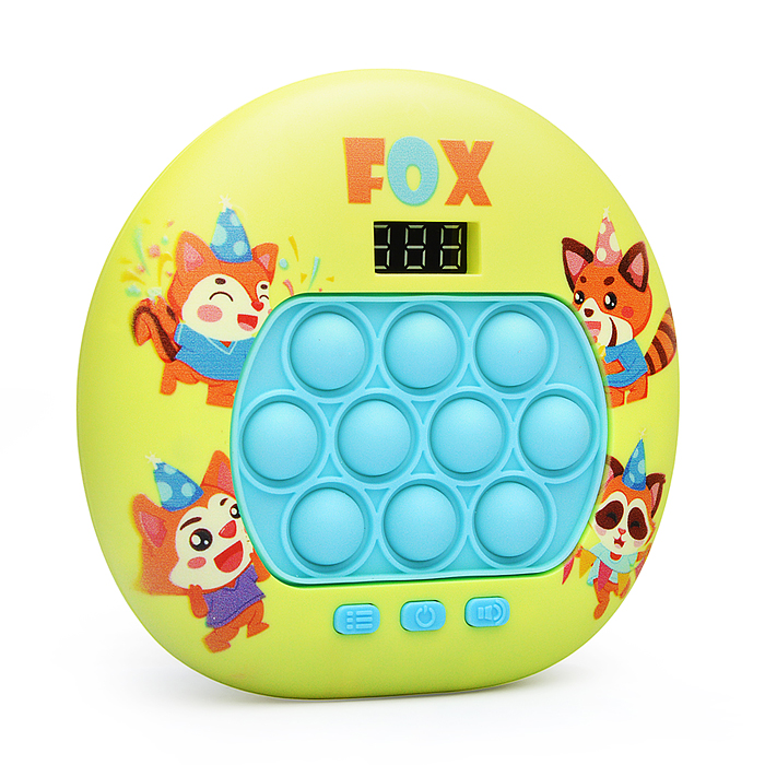 Игрушка-антистресс 8N30-35 "Игра электронная. Весёлые зверушки" (с подсветкой и музыкой) в коробке