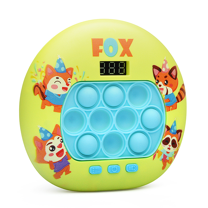 Игрушка-антистресс 8N30-35 "Игра электронная. Весёлые зверушки" (с подсветкой и музыкой) в коробке