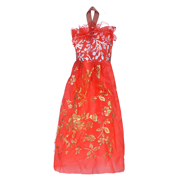 Одежда для куклы FC-211 "Платье" 11,5 см, в пакете