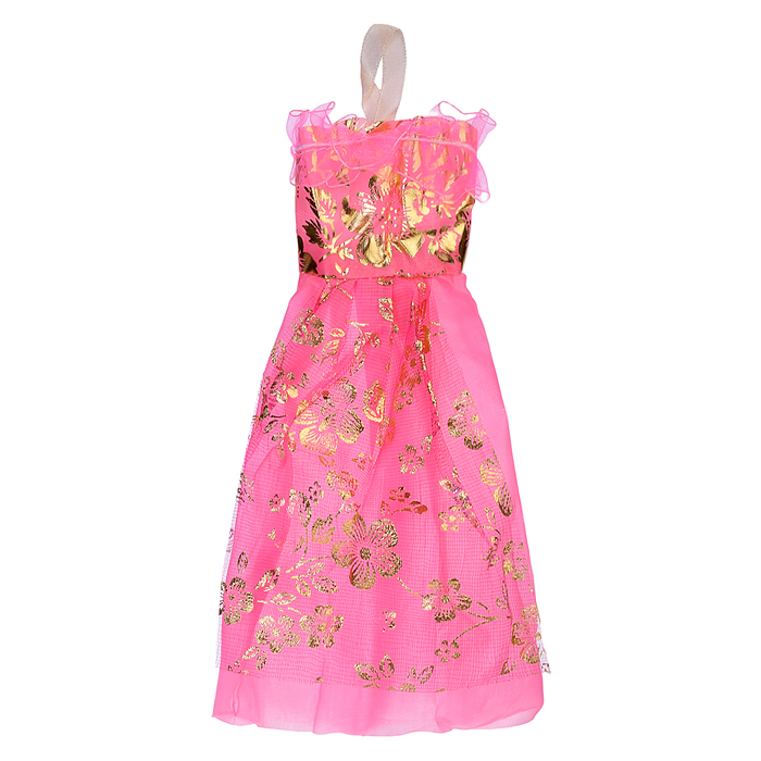 Одежда для куклы FC-211 "Платье" 11,5 см, в пакете