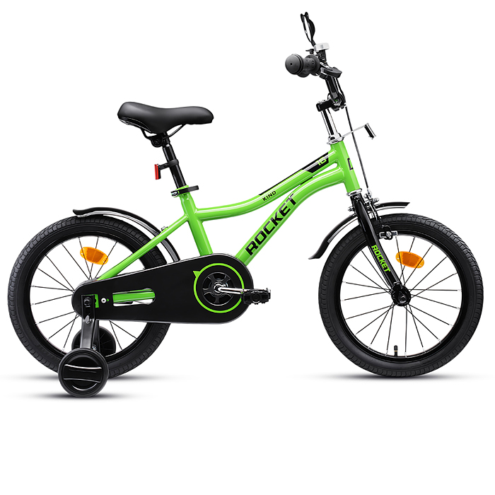Велосипед 16" Rocket Kind, цвет зелный Велосипед 16" Rocket Kind, цвет зелный