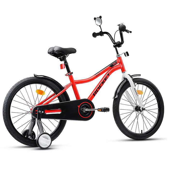 Фото к товару Велосипед 18" Rocket Kind, цвет красный Велосипед 18" Rocket Kind, цвет красный