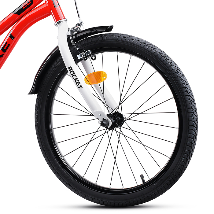 Фото к товару Велосипед 18" Rocket Kind, цвет красный Велосипед 18" Rocket Kind, цвет красный