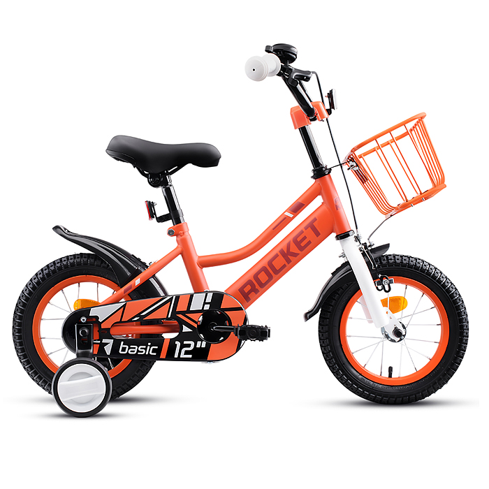Велосипед 12" Rocket Basic, цвет коралловый Велосипед 12" Rocket Basic, цвет коралловый