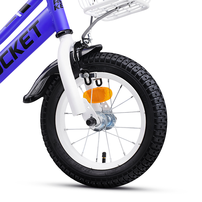Фото к товару Велосипед 12" Rocket Basic, цвет сиреневый Велосипед 12" Rocket Basic, цвет сиреневый