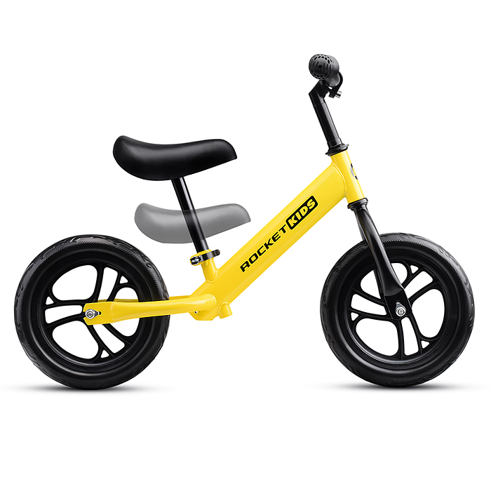 Фото к товару Беговел 12" Rocket, колеса EVA, цвет желтый, Беговел 12" Rocket, колеса EVA, цвет желтый,