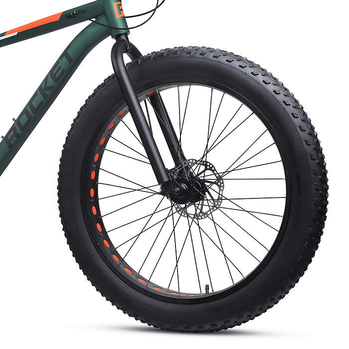 Фото к товару Велосипед 26" Rocket Fat 26, цвет хаки, размер 18" Велосипед 26" Rocket Fat 26, цвет хаки, размер 18"