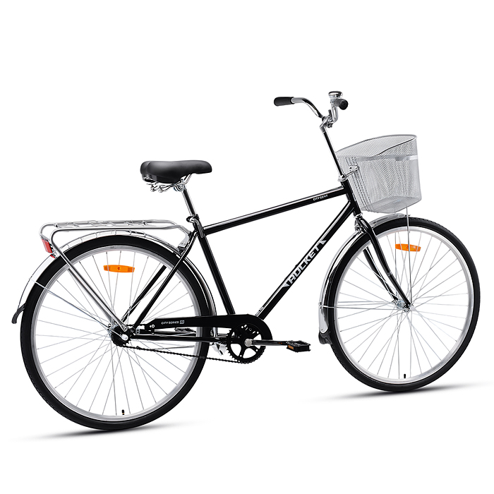 Велосипед 28" Rocket City Gent, цвет черный, размер 19"
