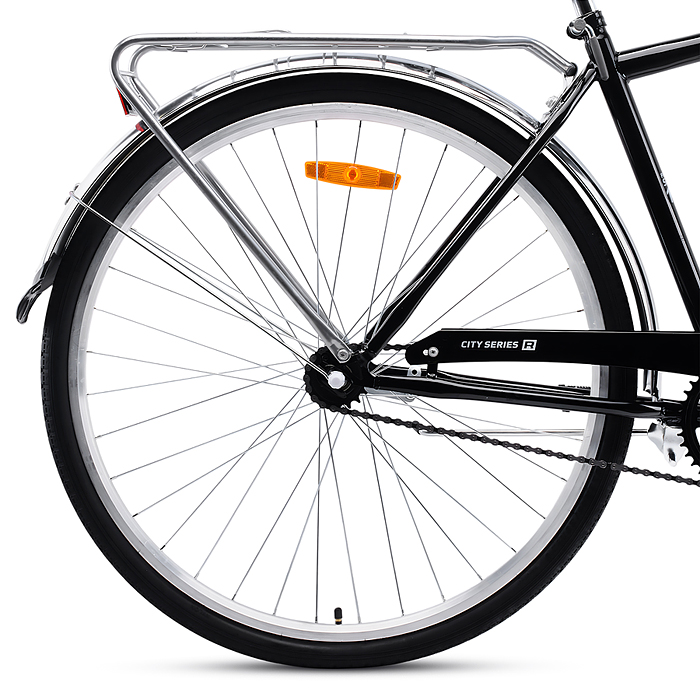 Велосипед 28" Rocket City Gent, цвет черный, размер 19"