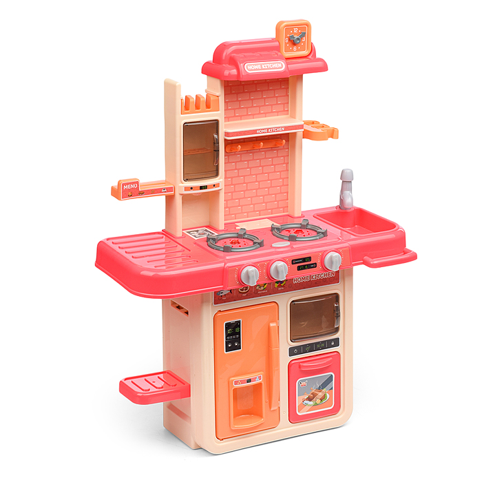 Игровой набор кухня MJL-909B "Маленький шеф" цвет розовый, в коробке