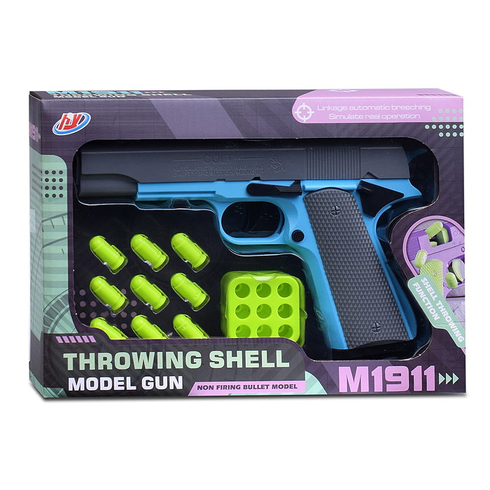 Пистолет 710-2 "Кольт" с мягкими пулями. в коробке