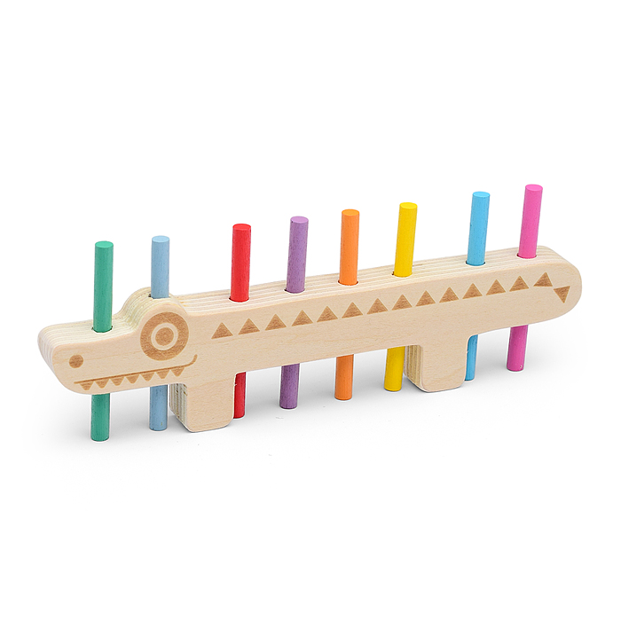 Игра развивающая D1933 "Умный крокодильчик"