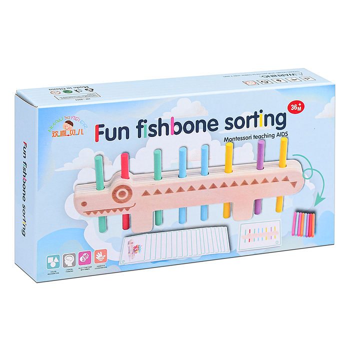 Игра развивающая D1933 "Умный крокодильчик"