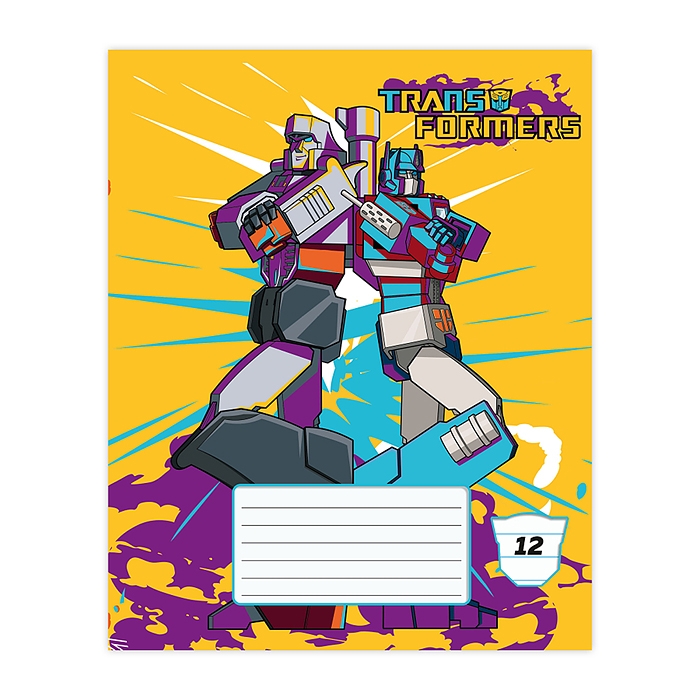 Фото к товару Тетрадь 12 л., линия "Transformers" Тетрадь 12 л., линия "Transformers"