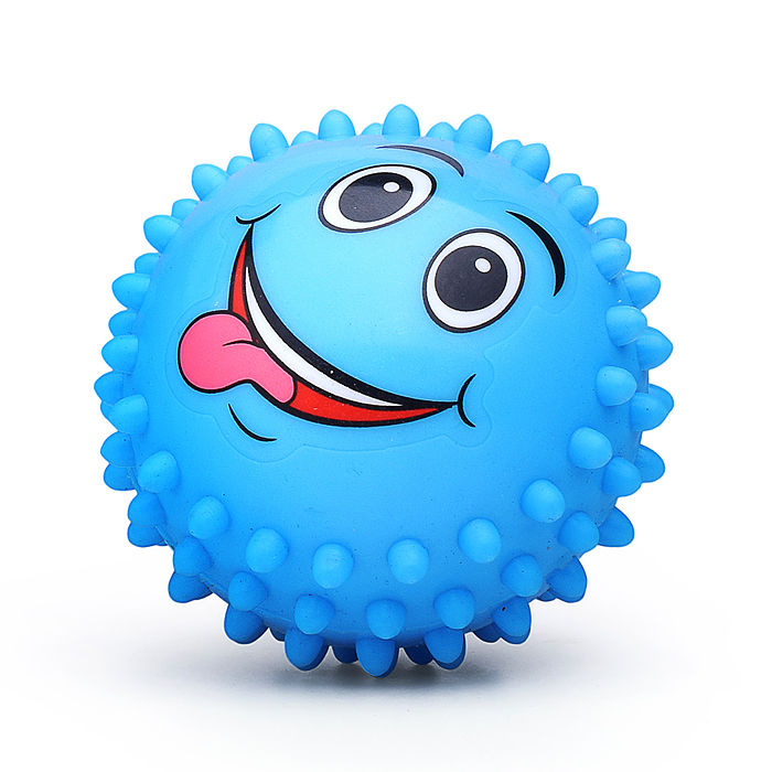 Мяч-ежик 00-5498 (3 шт. х 6см.) в сетке