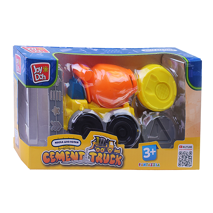 Масса для лепки набор Mini cement truck - Мини бетономешалка, сменная насадка,