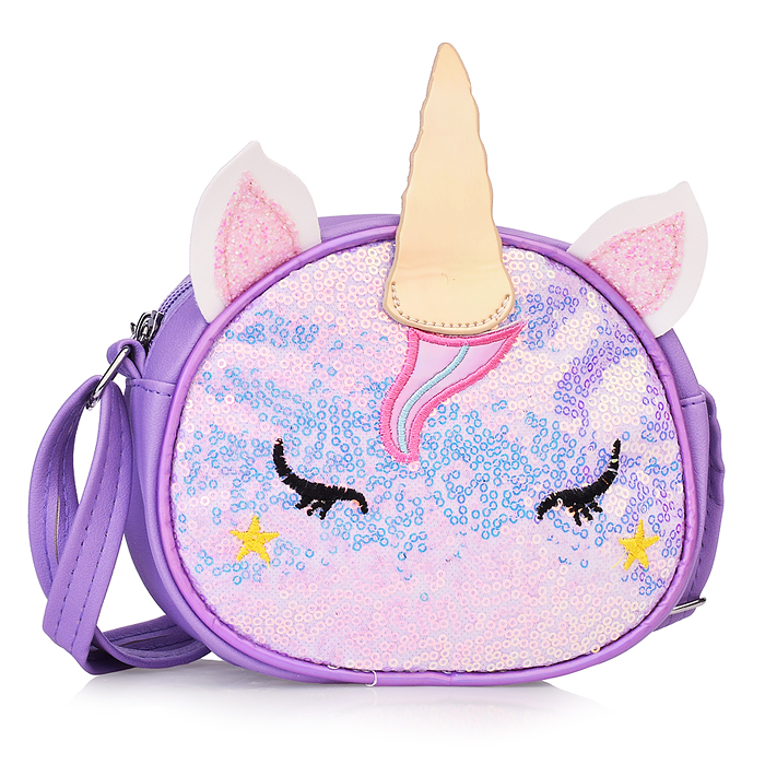 Фото к товару Сумочка детская 00-4484 "Блестящий единорог" Сумочка детская 00-4484 "Блестящий единорог"