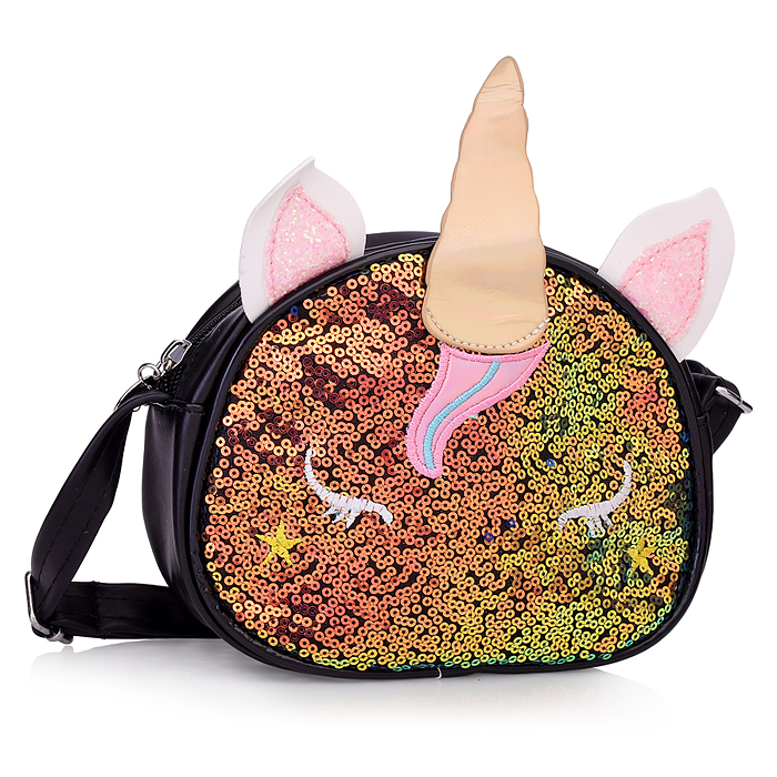 Фото к товару Сумочка детская 00-4484 "Блестящий единорог" Сумочка детская 00-4484 "Блестящий единорог"