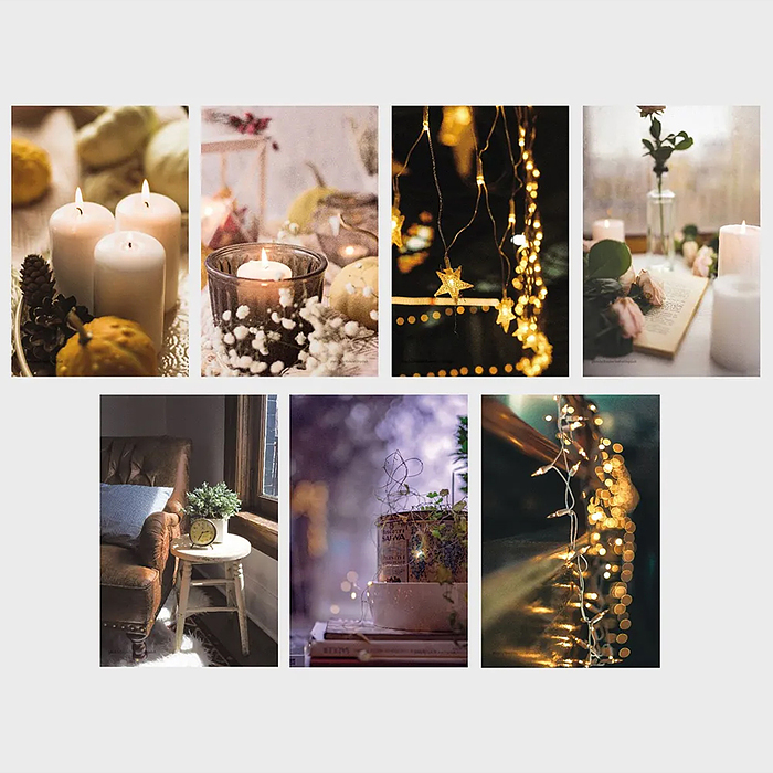 Комплект постеров мини А6ф "Моменты радости" 108х165мм., 35 штук. в индив. упак.