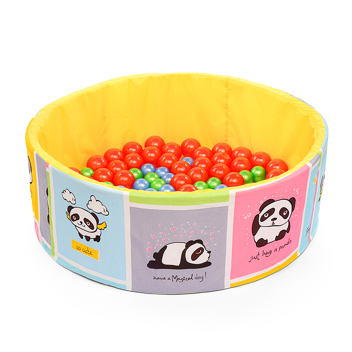Сухой бассейн "Панды желтые" (100см х 30см)