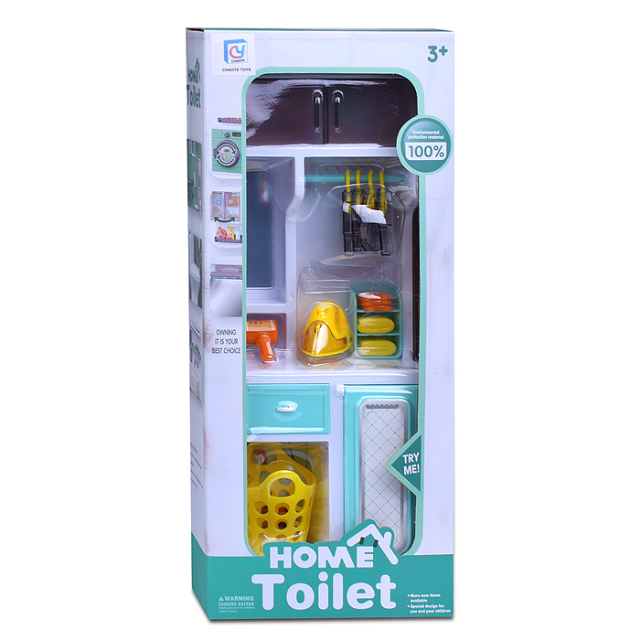 Набор мебели для кукол 818-353 "Гардеробная с гладильной доской" в коробке