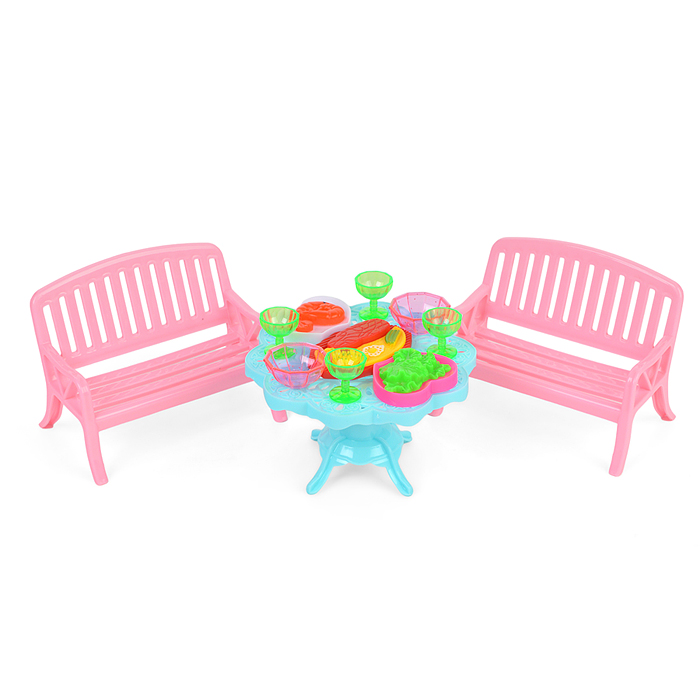 Фото к товару Набор мебели 77-67 "Пикник" (15 предметов) под колпаком Набор мебели 77-67 "Пикник" (15 предметов) под колпаком