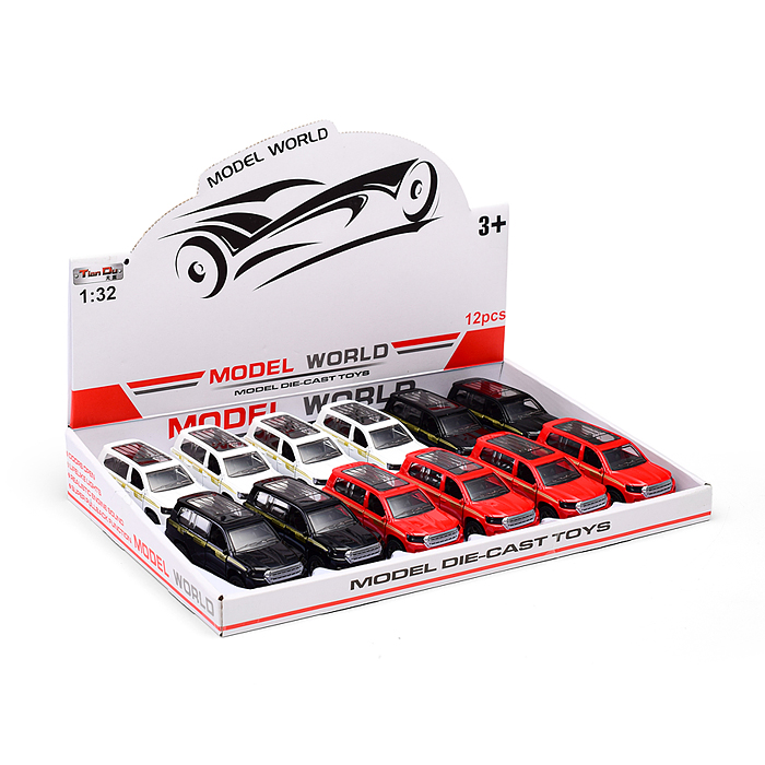 Машина F1094-2M "Внедорожник" металл., на батарейках, в коробке