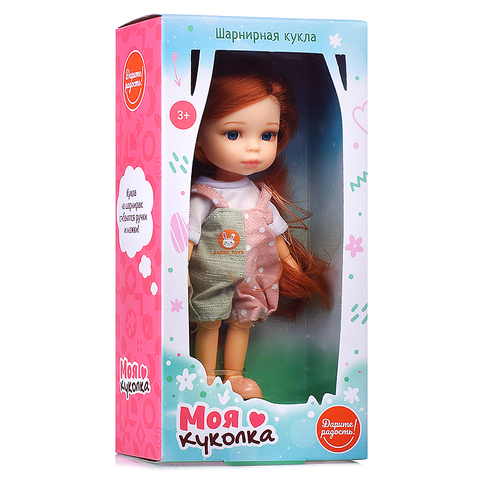 Кукла шарнирная UT0121-5 "Моя куколка" "Мария" в коробке