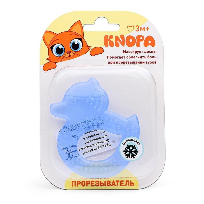 Фото к товару Массажер для десен охлаждающий (прорезыватель) "Уточка" Массажер для десен охлаждающий (прорезыватель) "Уточка"