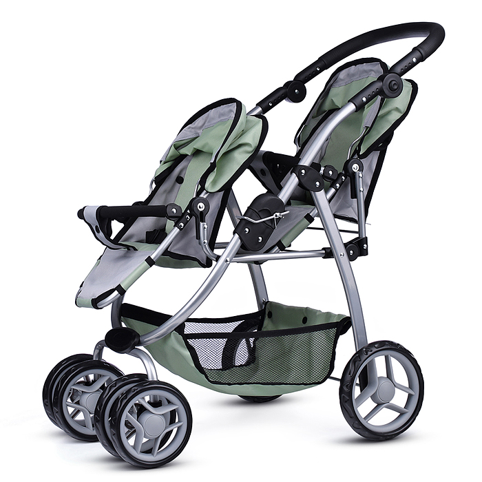 Фото к товару Коляска для кукол 9662D(для двойни)металлическая,прогулочная,с тентом,с корзиной,в пакете Коляска для кукол 9662D(для двойни)металлическая,прогулочная,с тентом,с корзиной,в пакете